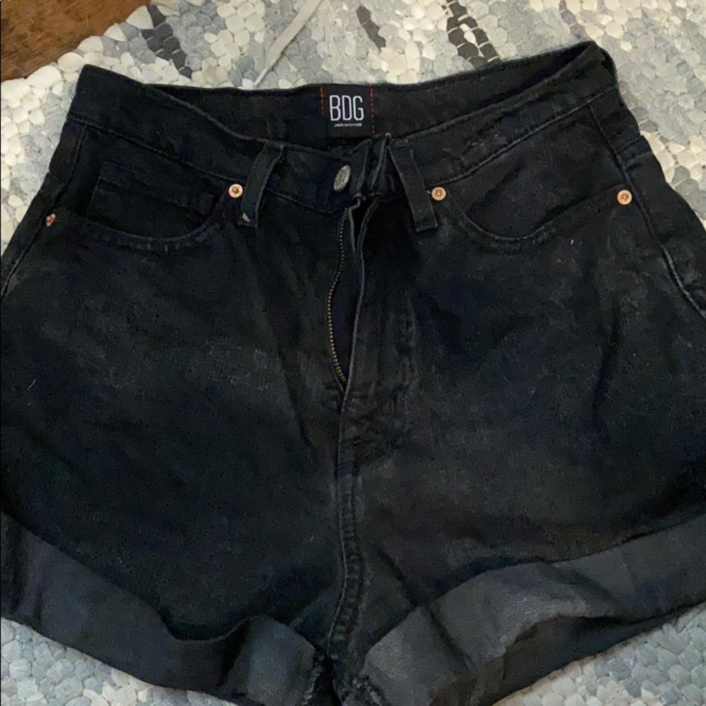 BDG urban outfitters black jean shorts